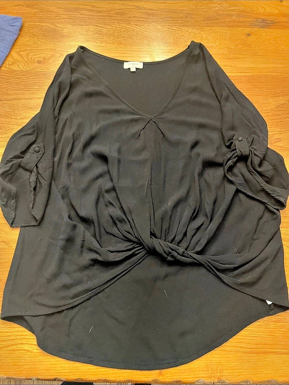Umgee Black Blouse Size Medium